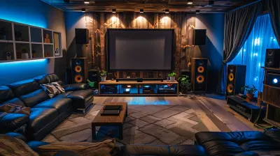 How to Build a Cozy, Immersive Home Theater Space