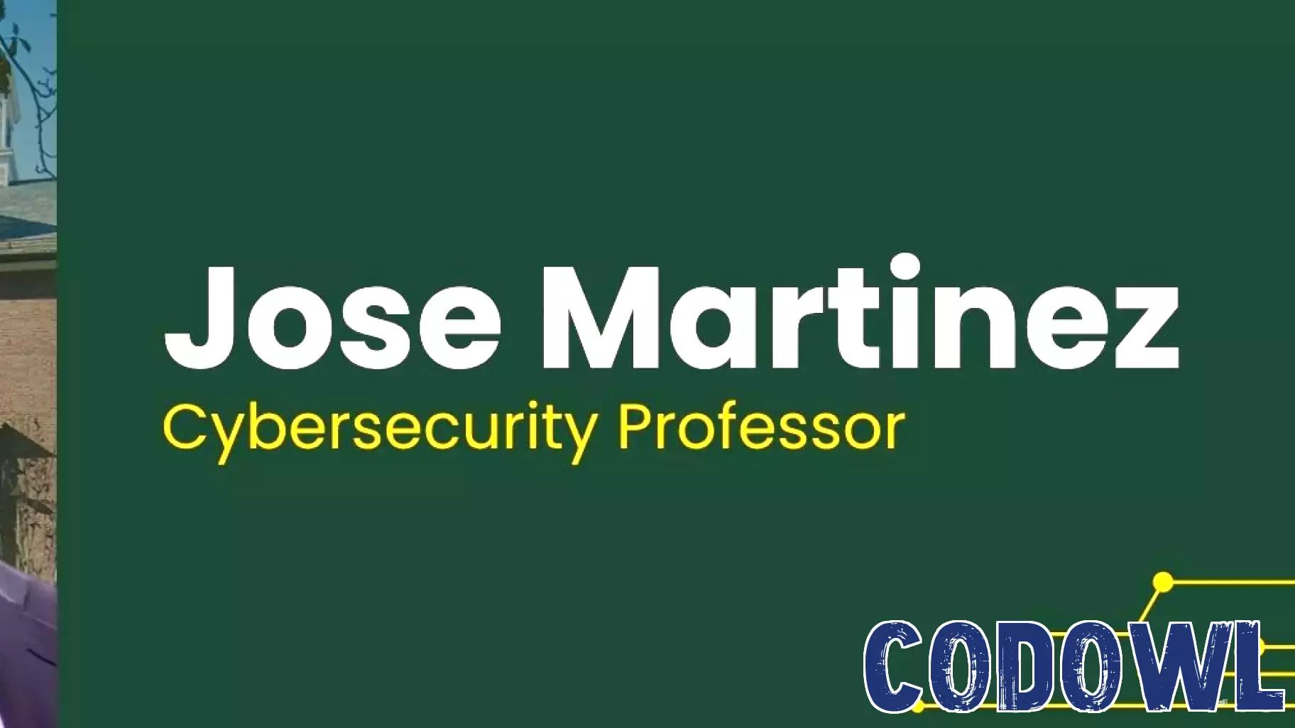 Cybersecurity, AI, and the Future of Technology: A Q&A with Professor Jose Martinez