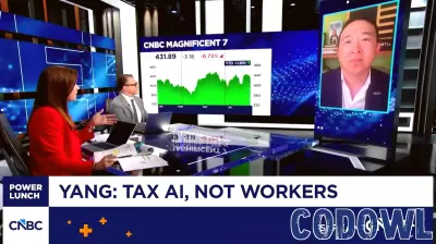 'We're subsidizing a technology that will replace millions': Andrew Yang on calling for AI tax